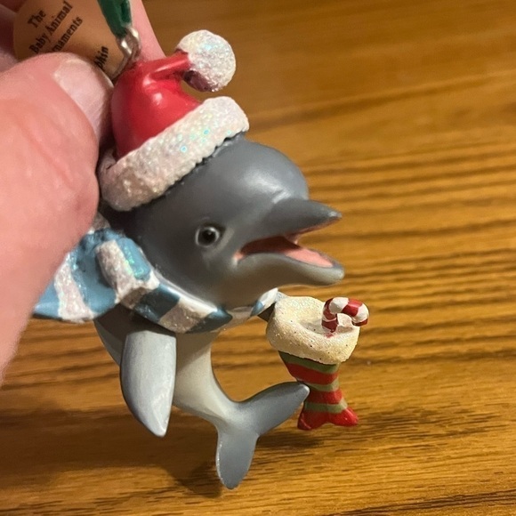 The Danbury Mint Christmas ornament- dolphin - Picture 2 of 5